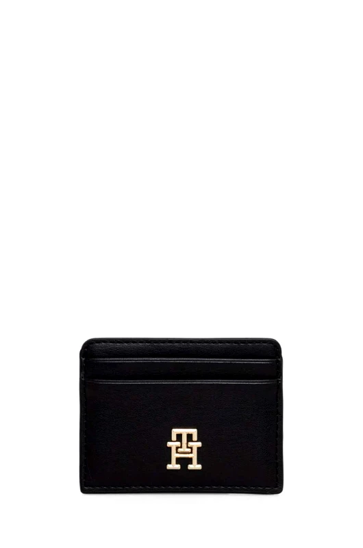 Tommy Hilfiger Θήκη για κάρτες Tommy Hilfiger χρώμα: μαύρο
