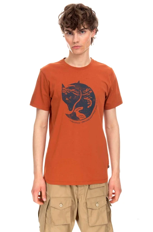 Fjallraven Βαμβακερό μπλουζάκι Fjallraven Arctic Fox T-shirt NHL Pittsburgh Penguins Arctic Fox χρώμα: πορτοκαλί H-MVPSP15WBP-QL F87220