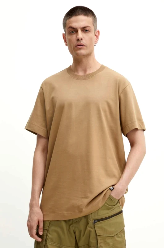 G-Star Βαμβακερό μπλουζάκι G-Star