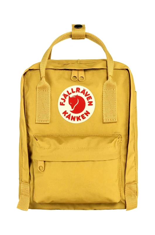 Fjallraven Σακίδιο πλάτης Fjallraven Kanken Mini χρώμα κίτρινο F23561.135