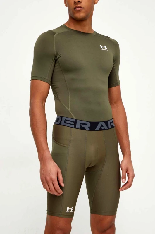 Under Armour Σορτς προπόνησης Under Armour χρώμα: πράσινο