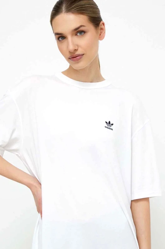 adidas Originals Μπλουζάκι adidas Originals Trefoil Tee χρώμα: μπεζ, IR8064