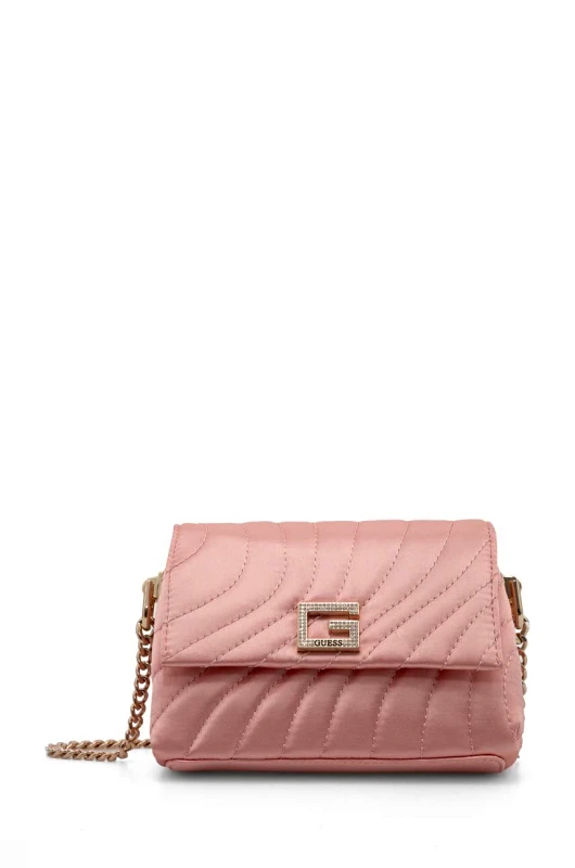 Guess Τσάντα Guess χρώμα: ροζ