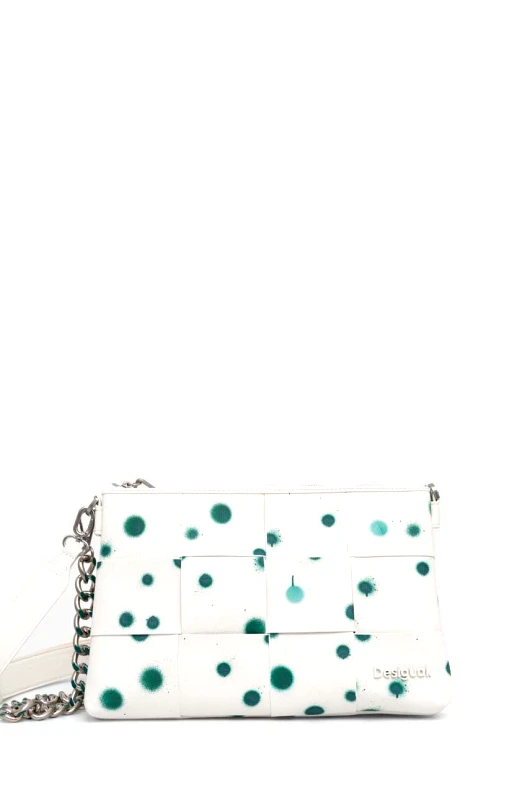 Desigual Τσάντα Desigual χρώμα: άσπρο