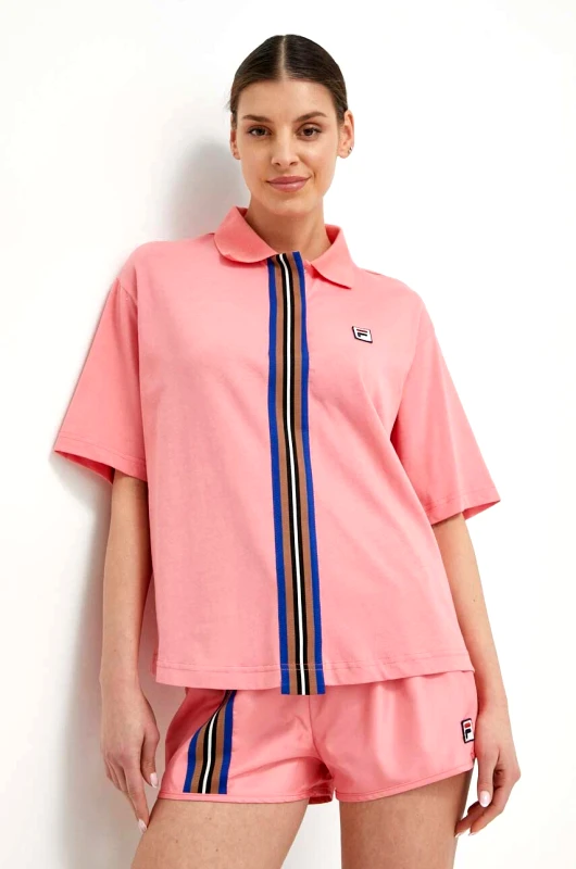 Fila Πόλο Fila χρώμα: ροζ