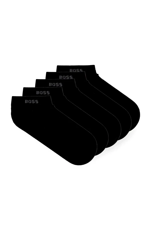 BOSS Κάλτσες BOSS 5-pack χρώμα: μαύρο