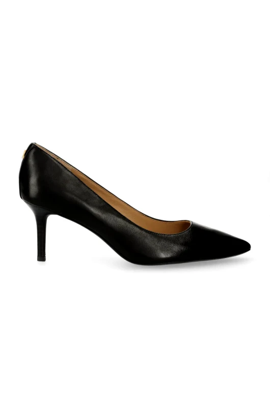 Lauren Ralph Lauren Δερμάτινες γόβες Lauren Ralph Lauren Lanette Lanette χρώμα: μαύρο, 802940602001 802941000000