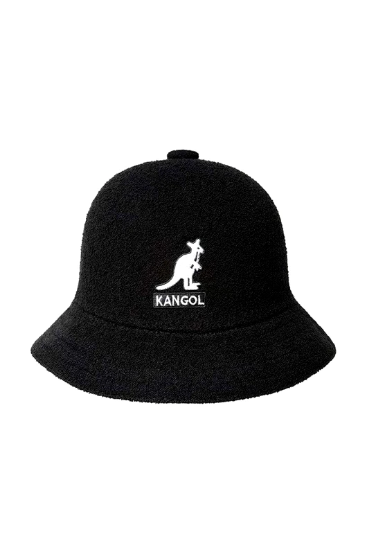 Kangol Καπέλο Kangol Big Logo Casual χρώμα: μαύρο