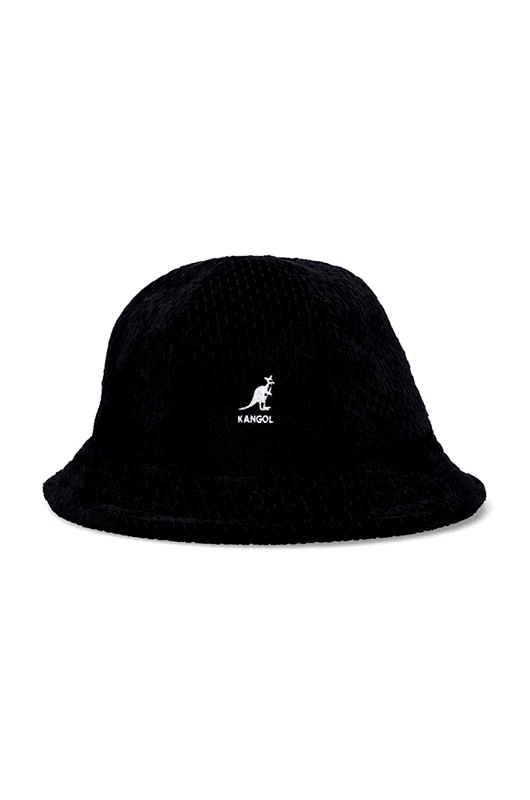 Kangol Καπέλο Kangol Velour Slub Casual χρώμα: μαύρο