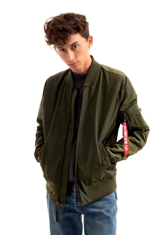Alpha Industries Μπουφάν bomber Alpha Industries Alpha Industries MA-1 191103 ανδρικό, χρώμα: πράσινο F30