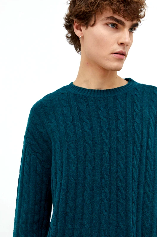 Hollister Co. Πουλόβερ Hollister Co. χρώμα: πράσινο