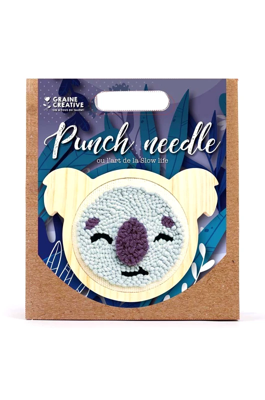 Graine Creative Κιτ κεντήματος Graine Creative Koala Punch Needle Kit