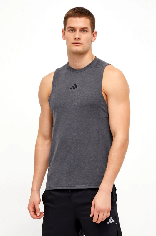 adidas Performance Μπλουζάκι προπόνησης adidas Performance D4T Shadow Original D4T χρώμα: γκρι S70812.3 IS3819