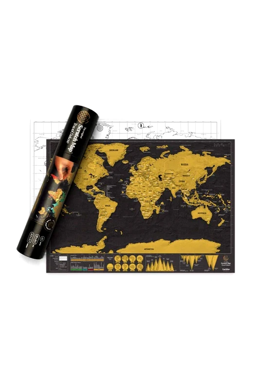 Luckies of London Χάρτης-ξυστό Luckies of London Scratch Map® Travel Deluxe