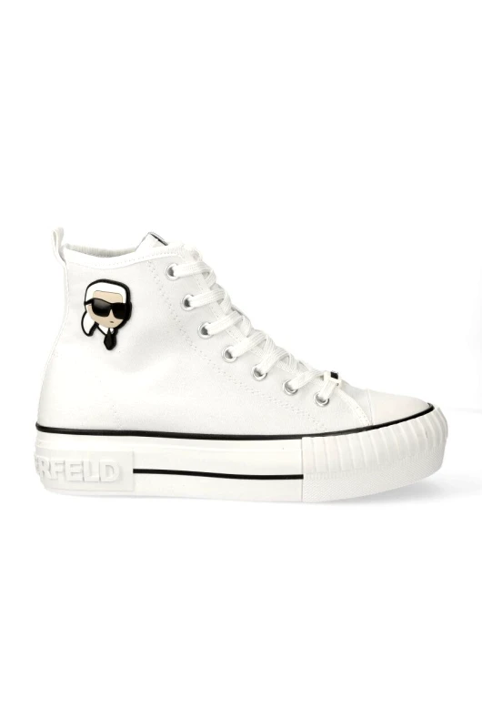 Karl Lagerfeld Πάνινα παπούτσια Karl Lagerfeld KAMPUS MAX NFT χρώμα: άσπρο, KL60444