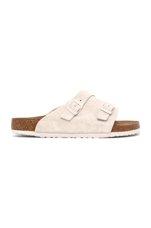 Birkenstock Παντόφλες σουέτ Birkenstock Zürich χρώμα: μπεζ, 1025028