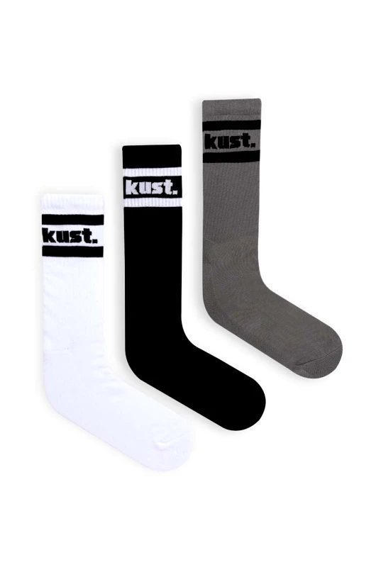 kust. Κάλτσες kust. 3-pack χρώμα: μαύρο