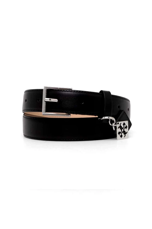 Tory Burch Δερμάτινη ζώνη Tory Burch1" Swing