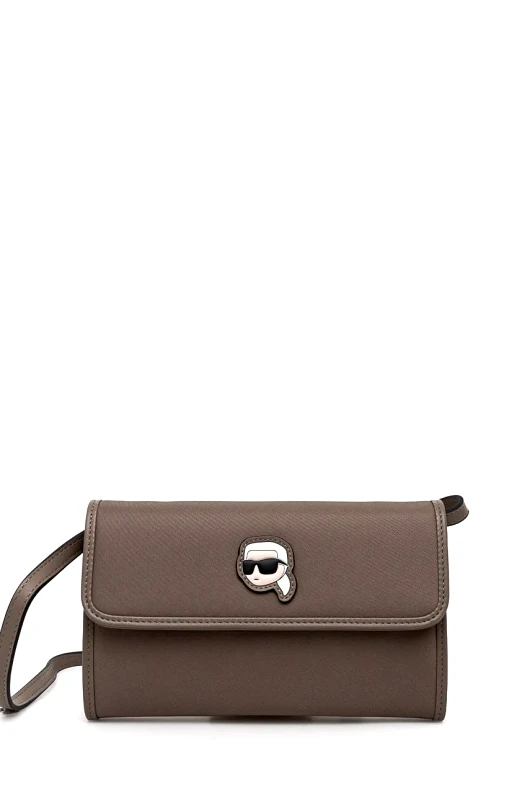 Karl Lagerfeld Πορτοφόλι Karl Lagerfeld χρώμα: καφέ, 245W3218