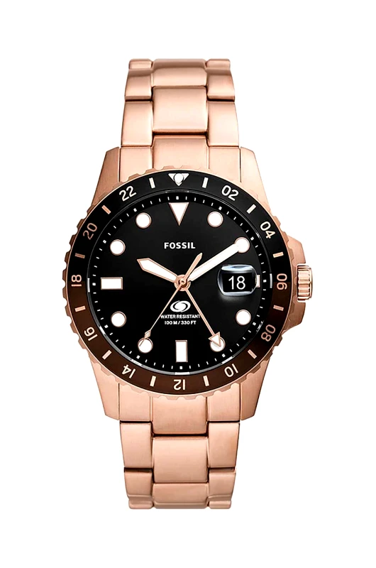 Fossil Ρολόι Fossil χρώμα: χρυσαφί, FS6027