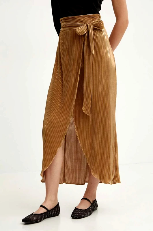 Never Fully Dressed Φούστα Never Fully Dressed χρώμα: χρυσαφί, NFDSK423