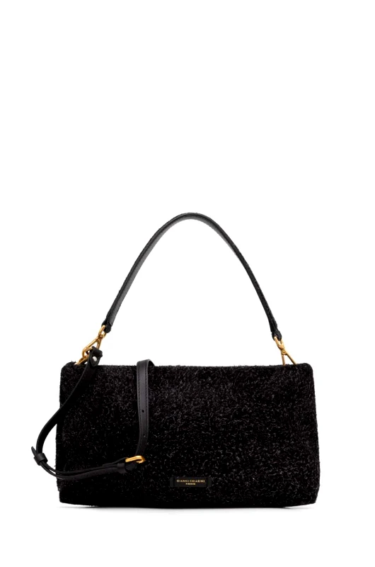 Gianni Chiarini Τσάντα σουέτ Gianni Chiarini ANAIS χρώμα: μαύρο, BS 11186 LDN-PL