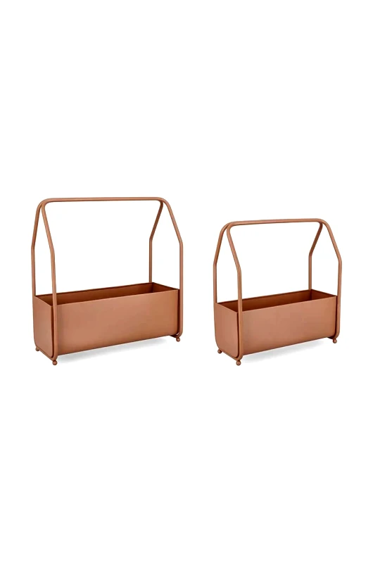 Bizzotto Γλάστρα για μπαλκόνι Bizzotto Keyra 2-pack