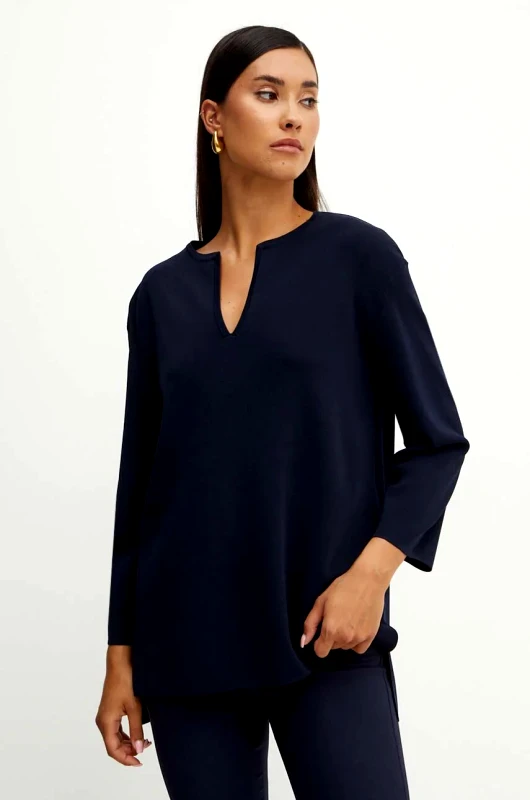 Max Mara Leisure Πουλόβερ Max Mara Leisure χρώμα: ναυτικό μπλε, 2426366037600