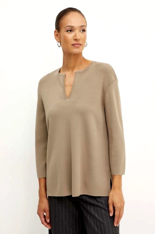 Max Mara Leisure Πουλόβερ Max Mara Leisure χρώμα: μπεζ, 2426366037600