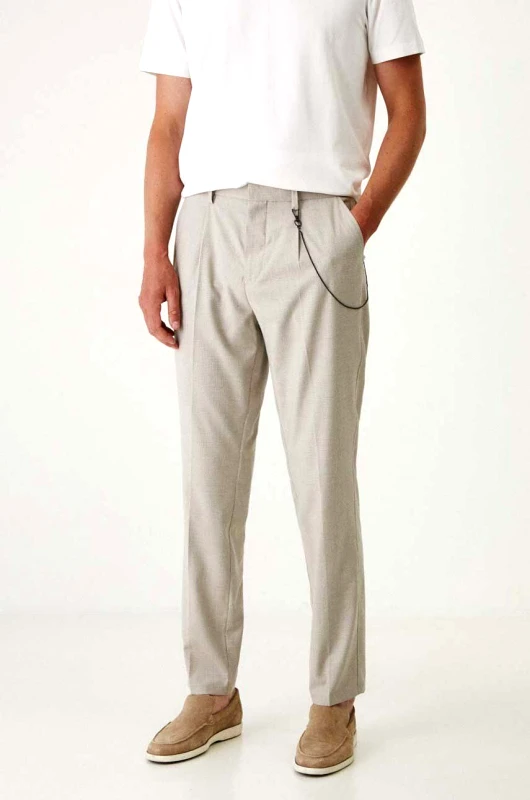 Παντελόνι Medicine χρώμα: μπεζ φωτογραφία