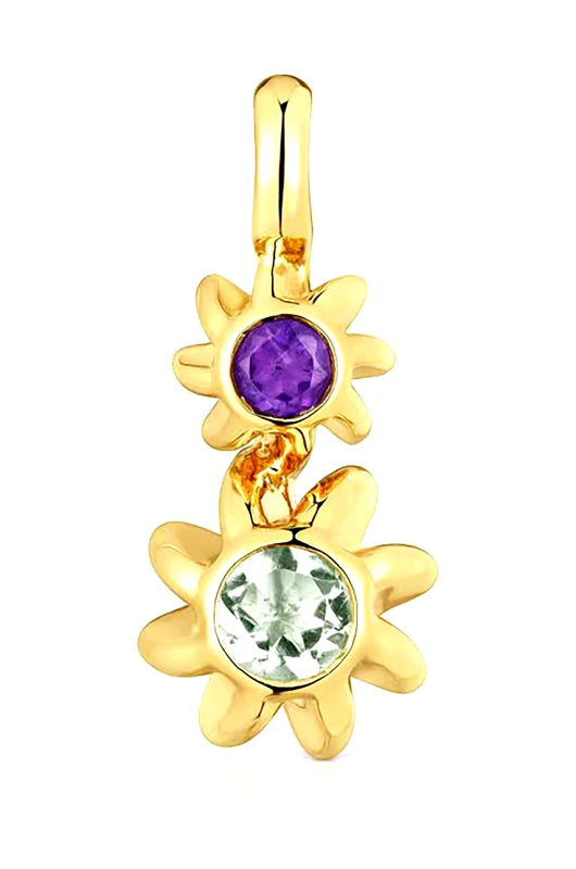 Tous Επιχρυσωμένο ασημένιο μενταγιόν Tous 1004090300