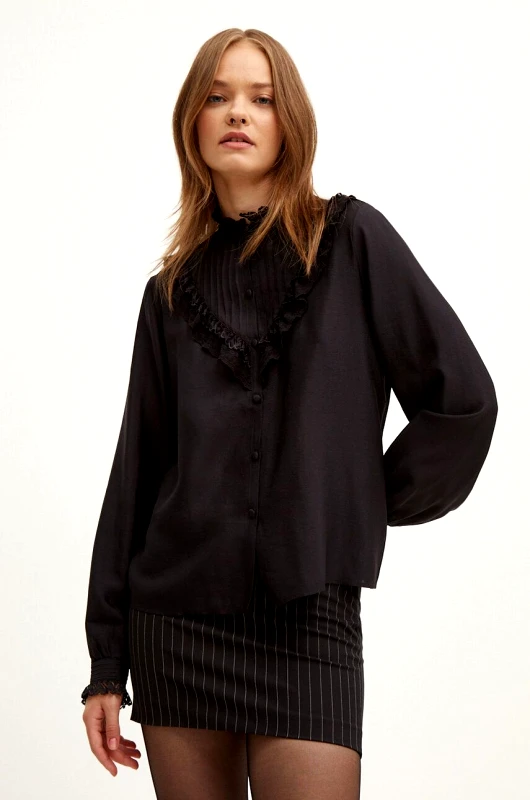 HUGO Μπλουζάκι HUGO χρώμα: μαύρο, 50506951