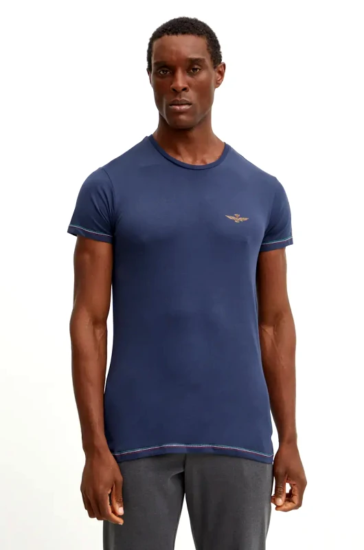 Aeronautica Militare Μπλουζάκι Aeronautica Militare χρώμα: ναυτικό μπλε, AM1UTI003 AM1UTI003
