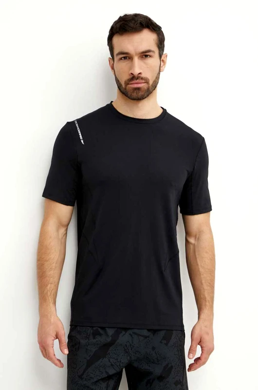 Reebok Μπλουζάκι προπόνησης Reebok Certified Athlete+ χρώμα: μαύρο, 100075753