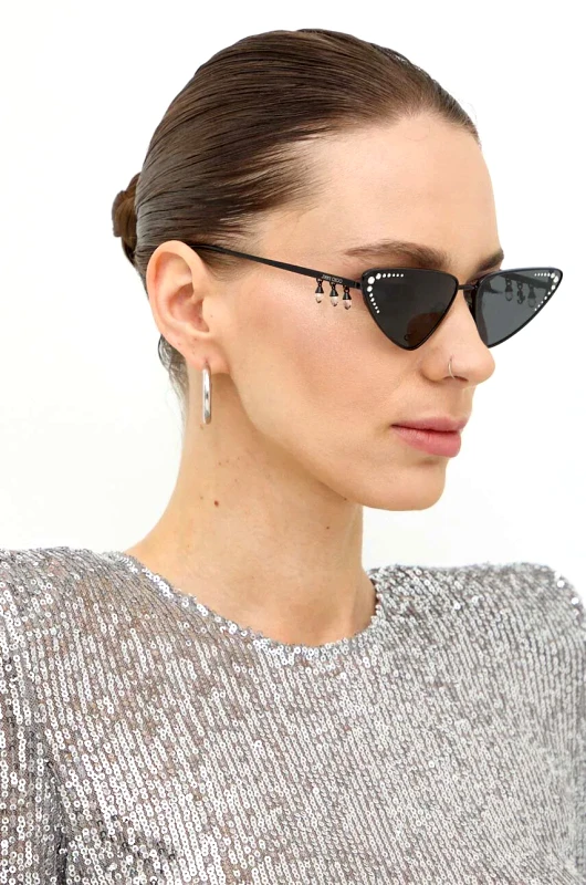Jimmy Choo Γυαλιά ηλίου Jimmy Choo χρώμα: μαύρο, 0JC4001B 0JC4001B