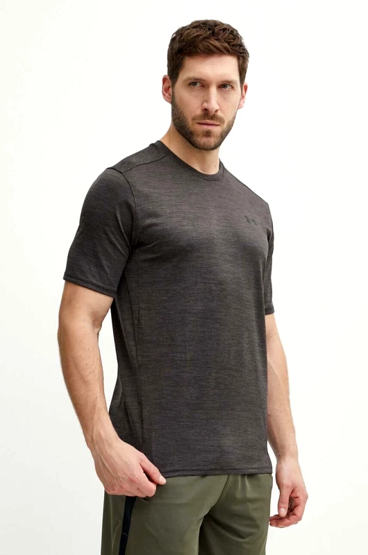 Under Armour Μπλουζάκι προπόνησης Under Armour Tech Vent χρώμα: γκρι