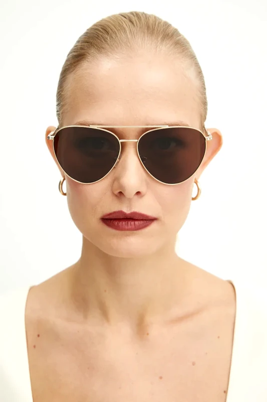 Jimmy Choo Γυαλιά ηλίου Jimmy Choo χρώμα: χρυσαφί, 0JC4002B