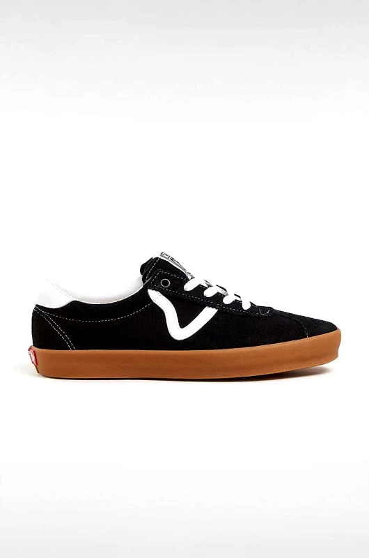 Vans Σουέτ sneakers Vans Sport Low χρώμα: μαύρο, VN000CQRB9M1
