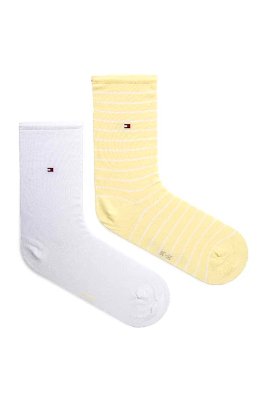 Tommy Hilfiger Κάλτσες Tommy Hilfiger 2-pack χρώμα: κίτρινο 100001494