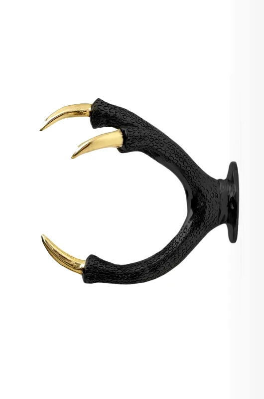 Garden Glory Στήριγμα σωλήνα κήπου Garden Glory Claw Wallmount Black