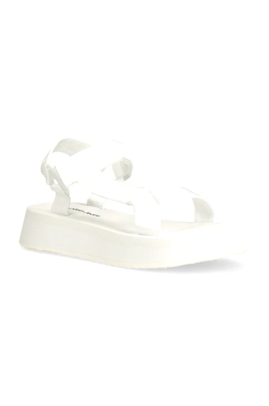 Calvin Klein Jeans Σανδάλια Calvin Klein Jeans SANDAL VELCRO WEBBING DC SANDAL VELCRO WEBBING DC χρώμα: άσπρο, YW0YW01353 YW0YW01353