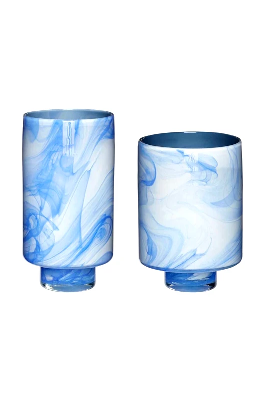 Hübsch Διακοσμητικό βάζο Hübsch Cloud 2-pack