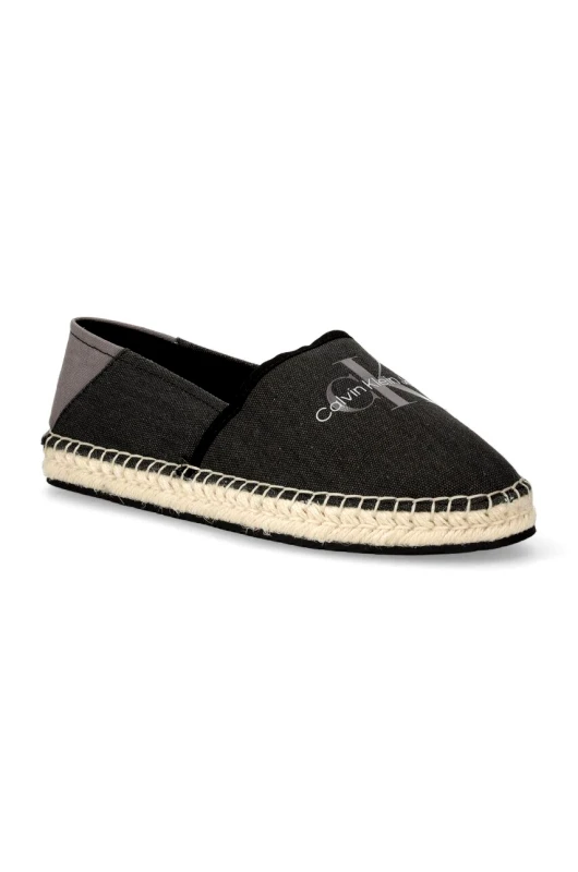 Calvin Klein Jeans Εσπαντρίγιες Calvin Klein Jeans ESPADRILLE ML BTW ESPADRILLE ML BTW χρώμα: μαύρο YW0YW01376