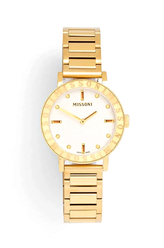 Missoni Ρολόι Missoni χρώμα: χρυσαφί, MWQK00522