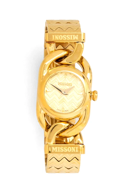 Missoni Ρολόι Missoni χρώμα: χρυσαφί, MWSL01022