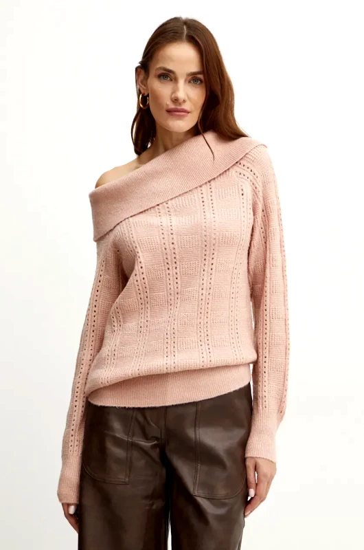 Silvian Heach Πουλόβερ Silvian Heach ROJAS χρώμα: ροζ, GPA24250MA