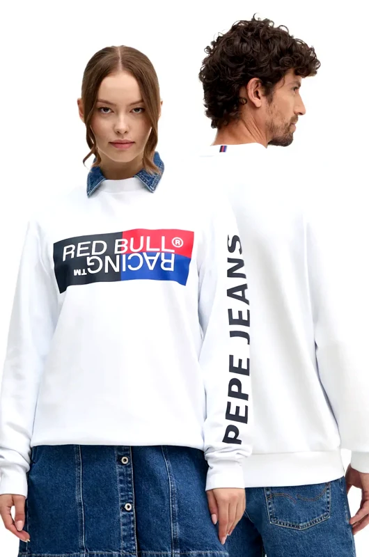 Red Bull Racing x Pepe Jeans Μπλούζα Red Bull Racing x Pepe Jeans χρώμα: άσπρο, RU580007