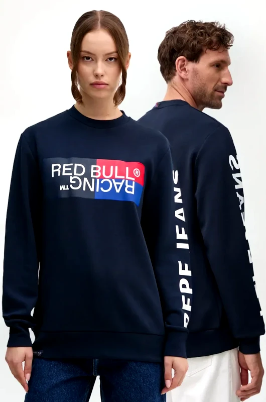 Red Bull Racing x Pepe Jeans Μπλούζα Red Bull Racing x Pepe Jeans χρώμα: ναυτικό μπλε, RU580007