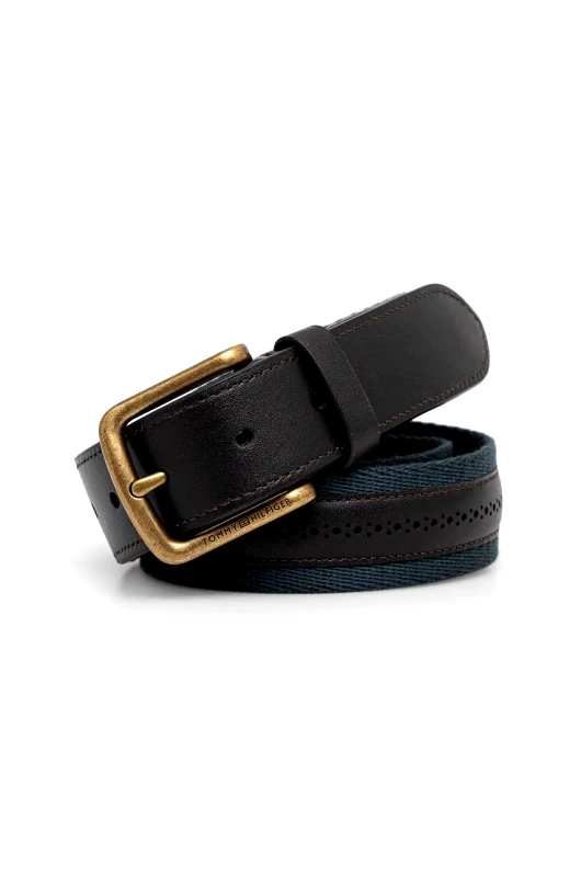 Tommy Hilfiger Ζώνη Tommy Hilfiger χρώμα: καφέ, AM0AM12812