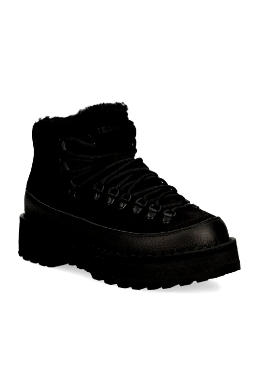 Diemme Μπότες nubuck Diemme Sesto Shearling χρώμα: μαύρο, DI23FWSEW-I01X060BLK